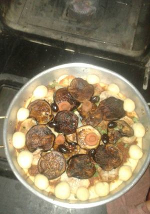 صورة لوصفة بيتزا بالمقبلات 😄😍 حلوة وبسيطه