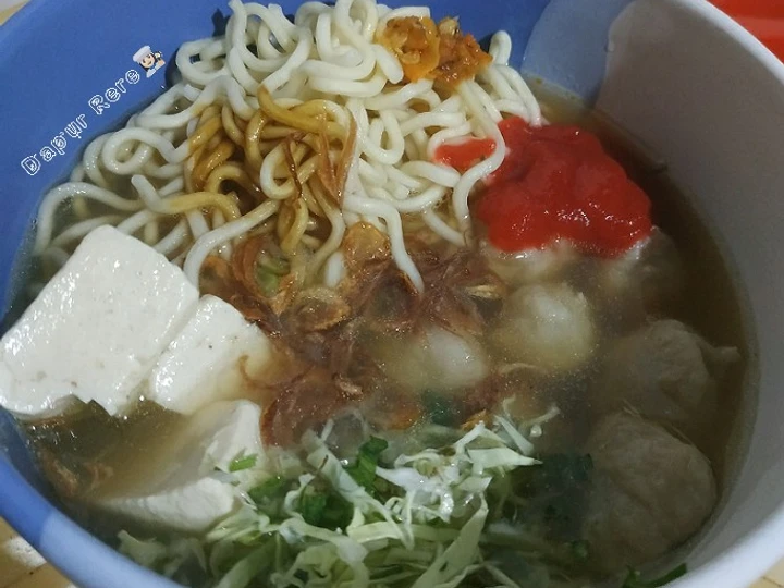 Cara Gampang Membuat Resep 53. Baso kuah yang Bikin Ngiler Anti Ribet, Mantap Sekali