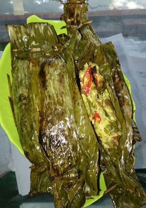 Foto resep Pepes Usus ayam tahu
