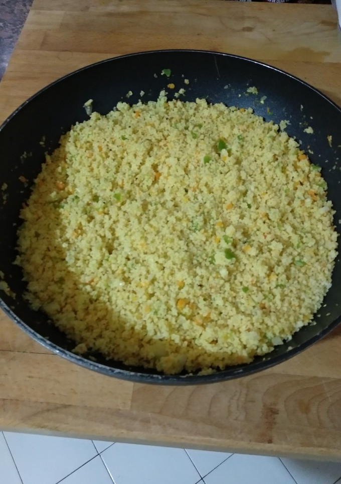 Una foto de Cous Cous con verduras