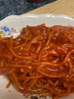 Una foto de Spaghetti a la asesina