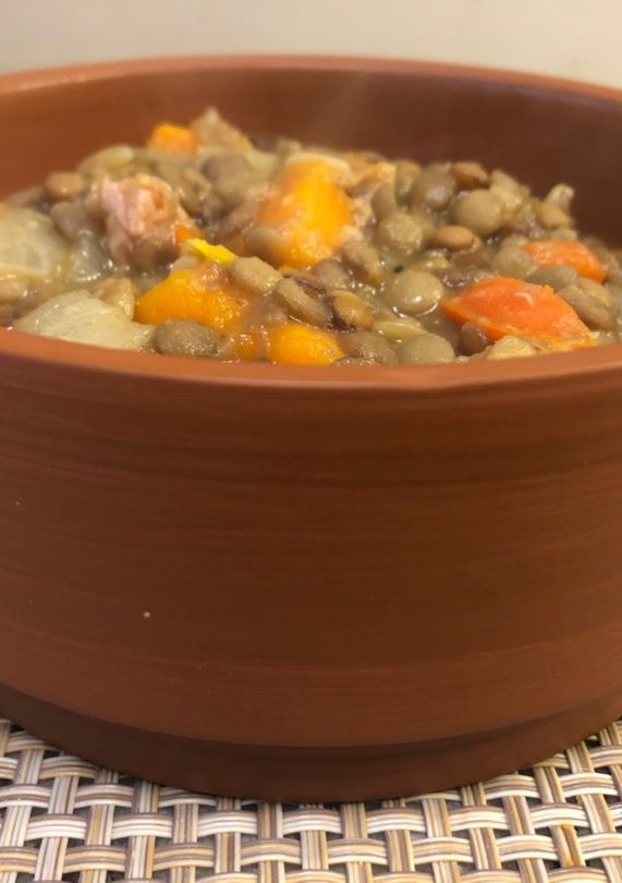 Una foto de Guiso de lentejas