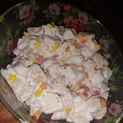 A picture of Cream Fruit Salad.