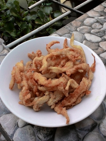 Bagaimana Membuat Jamur tiram goreng tepung bumbu homemade Anti Gagal