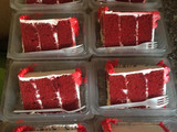 Red velvet poke cake