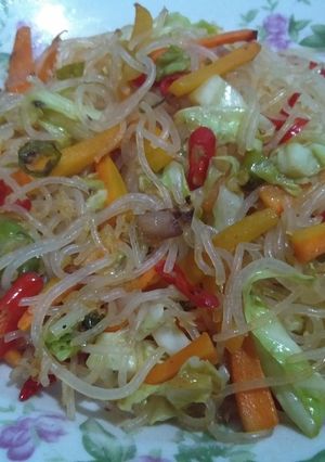Foto resep Bihun goreng pedas
