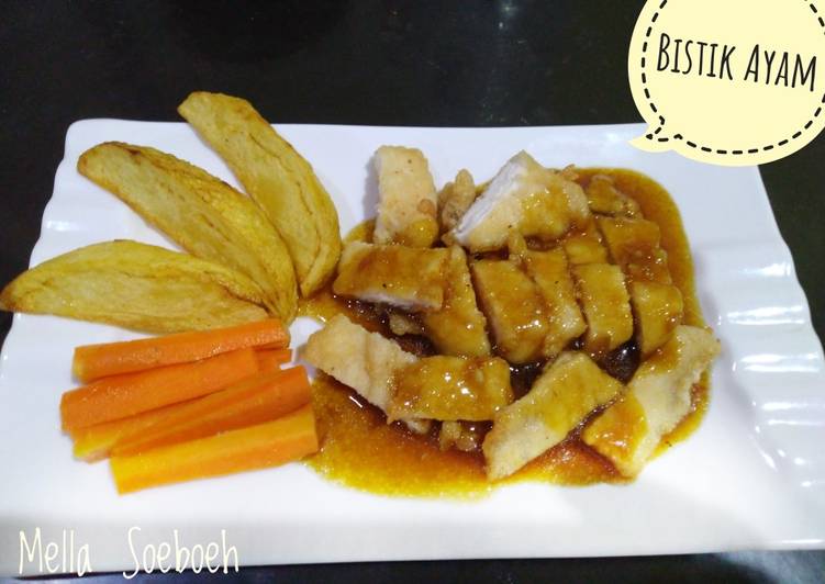 Resep Bistik Ayam ala Lena, Enak Banget