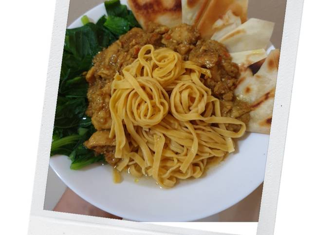 Bagaimana Menyiapkan Homemade Mie Ayam Pangsit Sehaat! 🥕 Anti Gagal