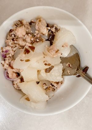 Hình của món Bánh đúc áp chảo.