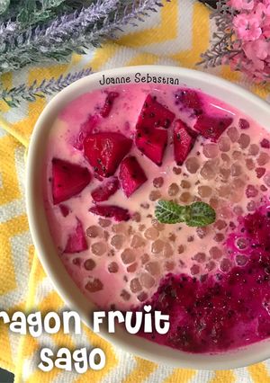 Foto resep Dragon Fruit Sago