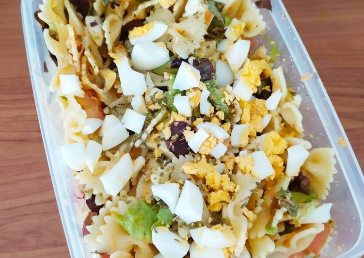 Ensalada de pasta con vinagreta