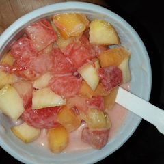 A picture of Fruits salad.