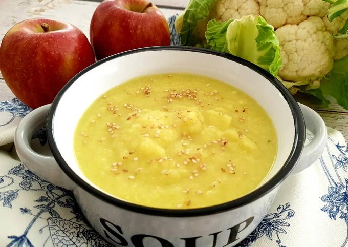 Blumenkohl - Apfel - Suppe