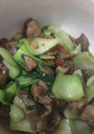 Foto resep Tumis pakcoy jeroan