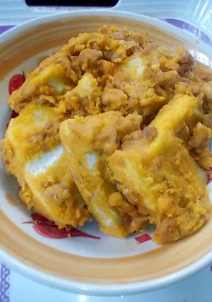 A picture of Ginger porridge beans and yam.