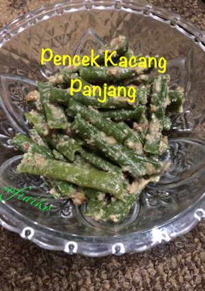 Foto resep Pencek kacang panjang (Madura)