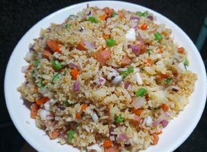 Hình của món Cơm chiên ngẫu hứng.