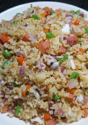Hình của món Cơm chiên ngẫu hứng.