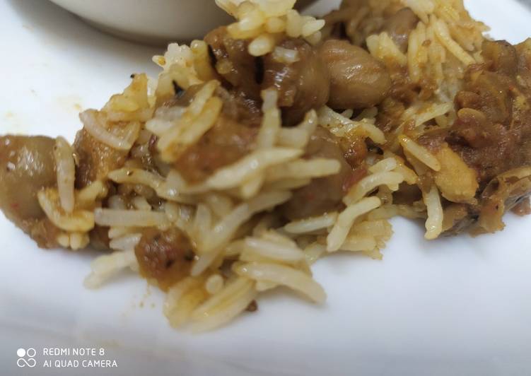 Steps to Prepare Ultimate Chole layering pulao