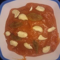 Besan ka halwa A picture of Besan ka halwa.
