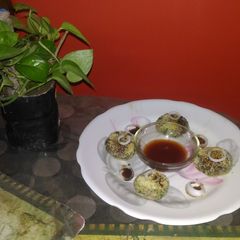 A picture of Raw banana kabab.