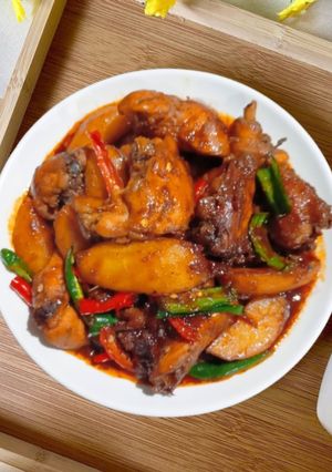 Foto resep Ayam kentang kecap