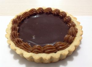Una foto de Tarta de chocolate y dulce de leche