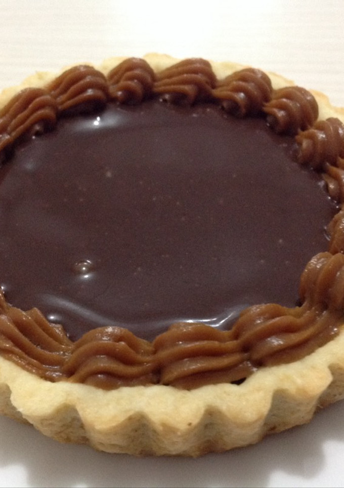 Una foto de Tarta de chocolate y dulce de leche