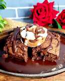 Sizzler Fudge Brownie With Homemade Chocolate Sauce