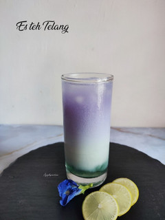 Foto resep Es teh telang