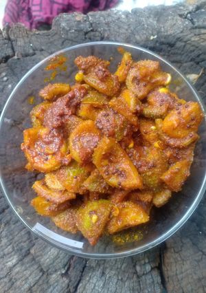 A picture of Spiny gourd sabji.