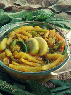 A picture of Red lentil with Radish and potato 🍲.