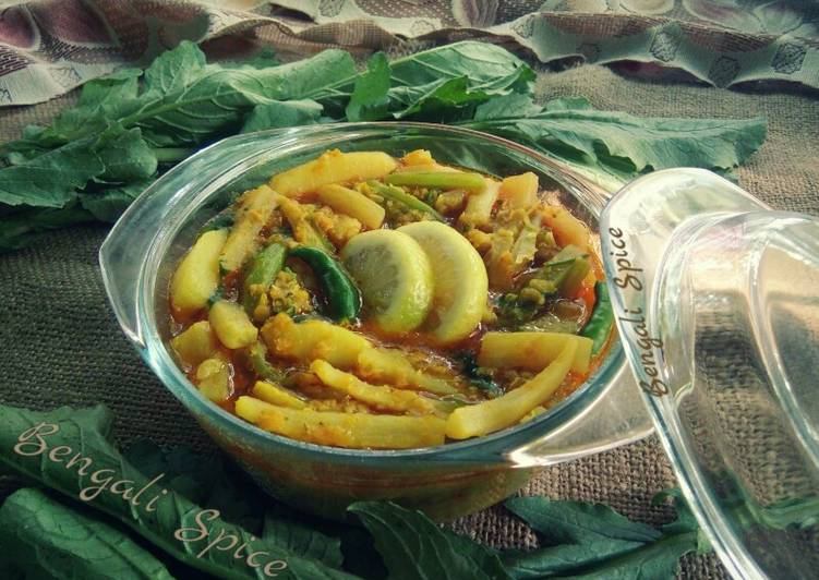 Red lentil with Radish and potato ?
