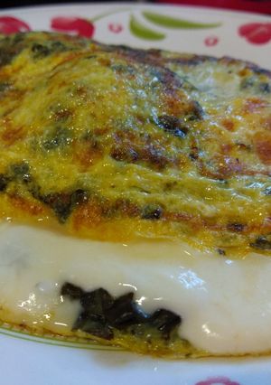Una foto de Omelette de verdura