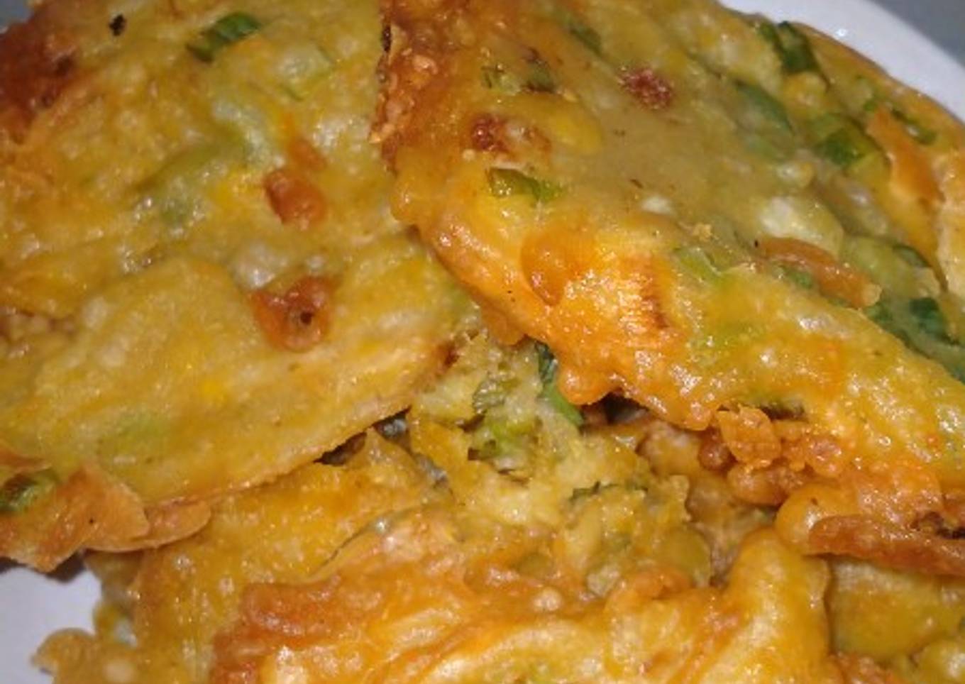 Tempe mendoan bumbu uleg kuning