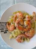 Fettuccine con gamberetti