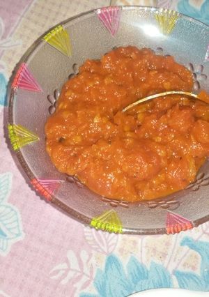 A picture of TOMATO 🍅 CHUTNEY OR ZAIKA E ZAMEEN.