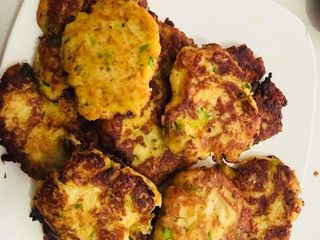 Left over mashed potato pancakes