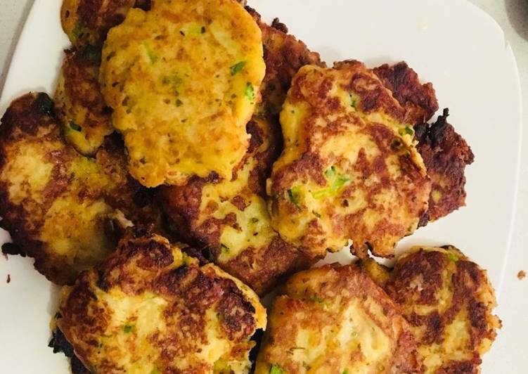 Simple Way to Make Super Quick Homemade Left over mashed potato pancakes