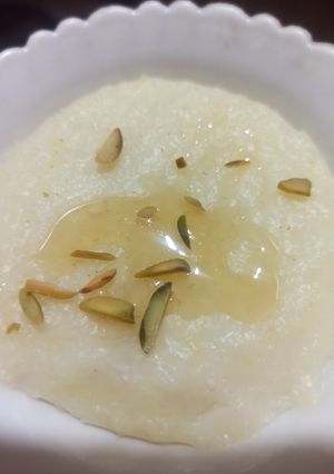 عکسی از دستور شیربرنج وانیلی 🍚