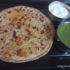 Moong dal parantha A picture of Moong dal parantha.