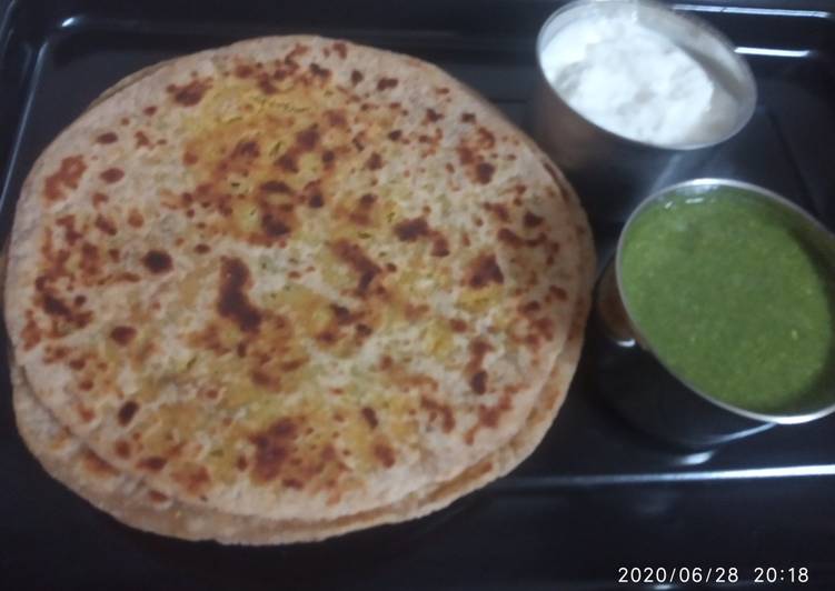 Recipe of Favorite Moong dal parantha