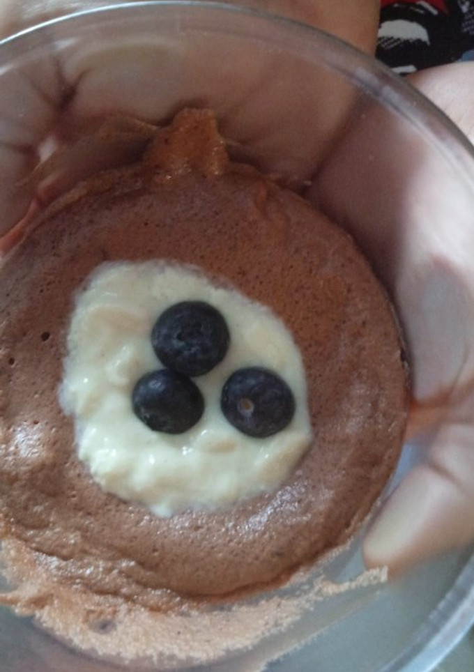 Una foto de Mousse de chocolate vegano