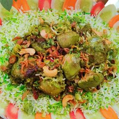 Green Chicken Biryani A picture of Green Chicken Biryani.