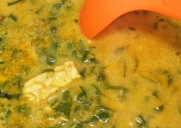 Resep Sayur santan tempe daun melinjo Anti Gagal