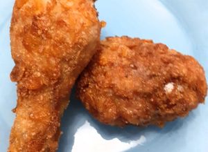 Una foto de Pollo frito como en KFC