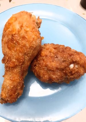 Una foto de Pollo frito como en KFC