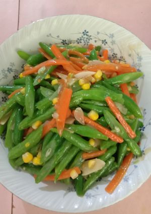 Foto resep Tumis buncis jagung wortel