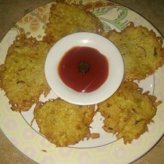 A picture of Potato pancakes.