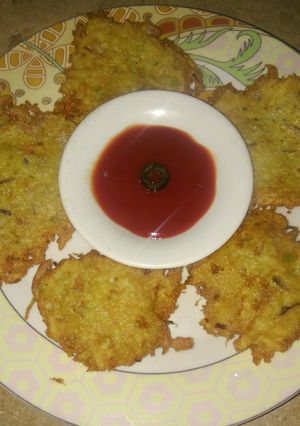 A picture of Potato pancakes.